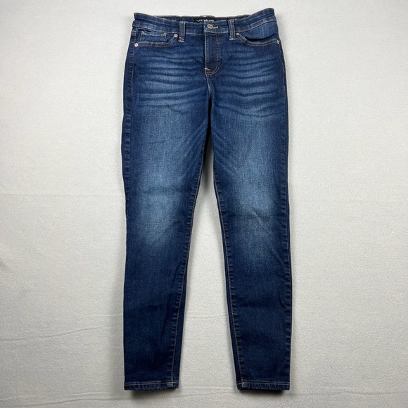 Lucky Brand Denim - Lucky Brand Womens 8/29 Blue Ava Super Skinny Ankle Mid Rise Denim Jeans